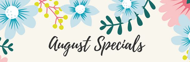 august specials header