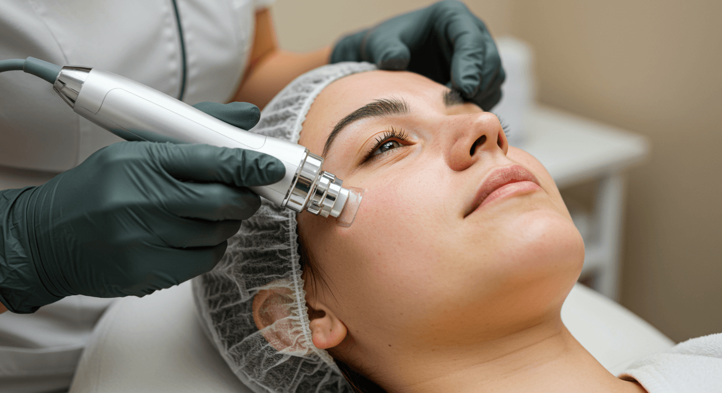 scarlet rf microneedling procedure closeup green spring aesthetics - scarlet rf microneedling procedure closeup