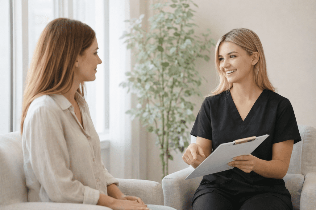 med spa recommendations consultation skincare and injectables