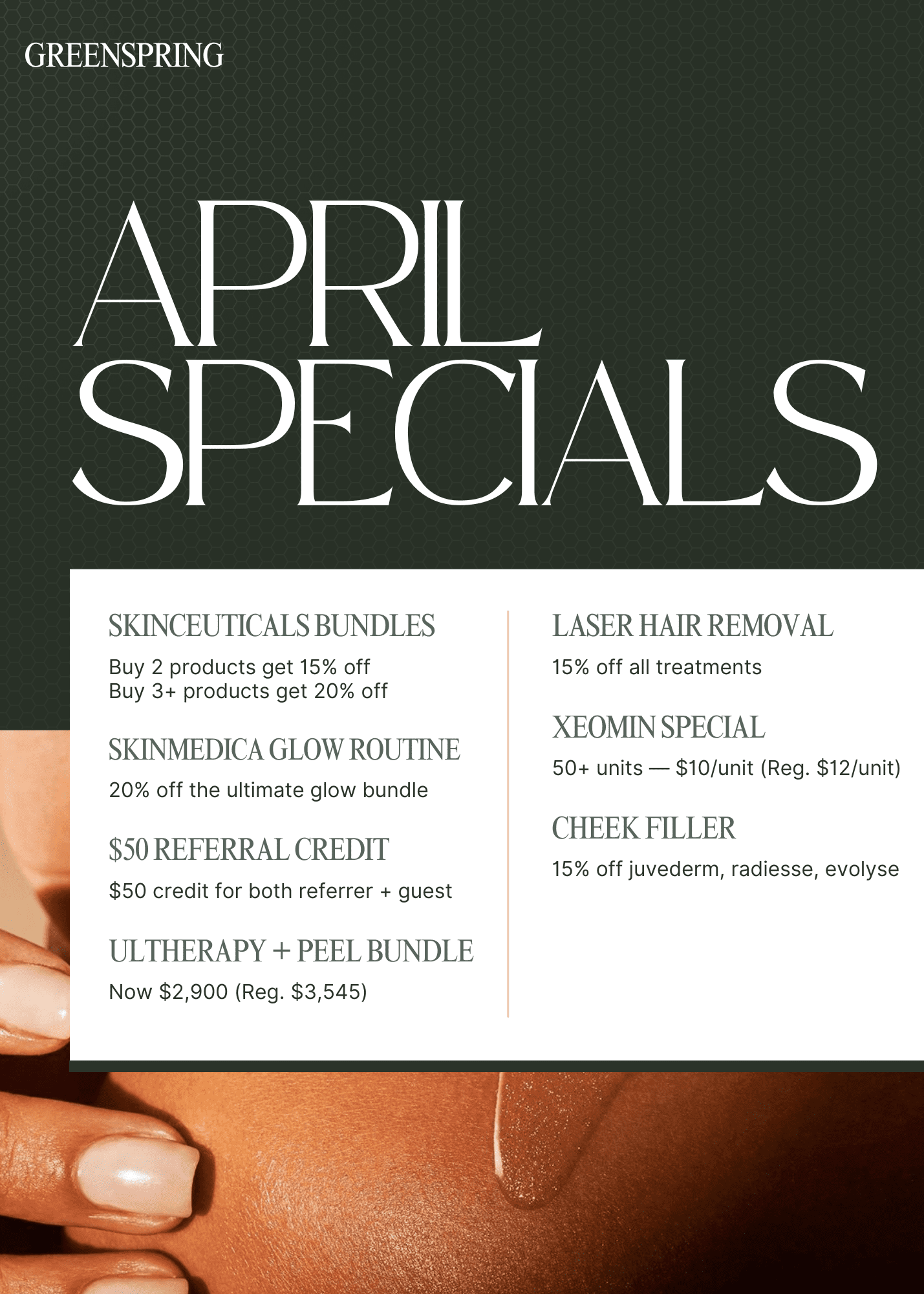 greenspring april specials web 5 x 7 in