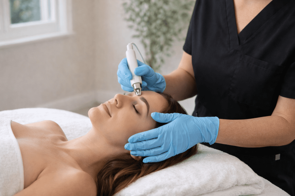 how to reduce pores on face facial treatment