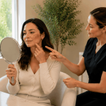Provider examining facial pigmentation during consultation for Why Understanding Dark Spot Causes Matters Before Choosing a Removal Treatment