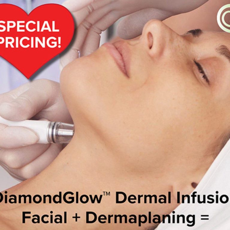 dermal infusion facial with dermaplaning special