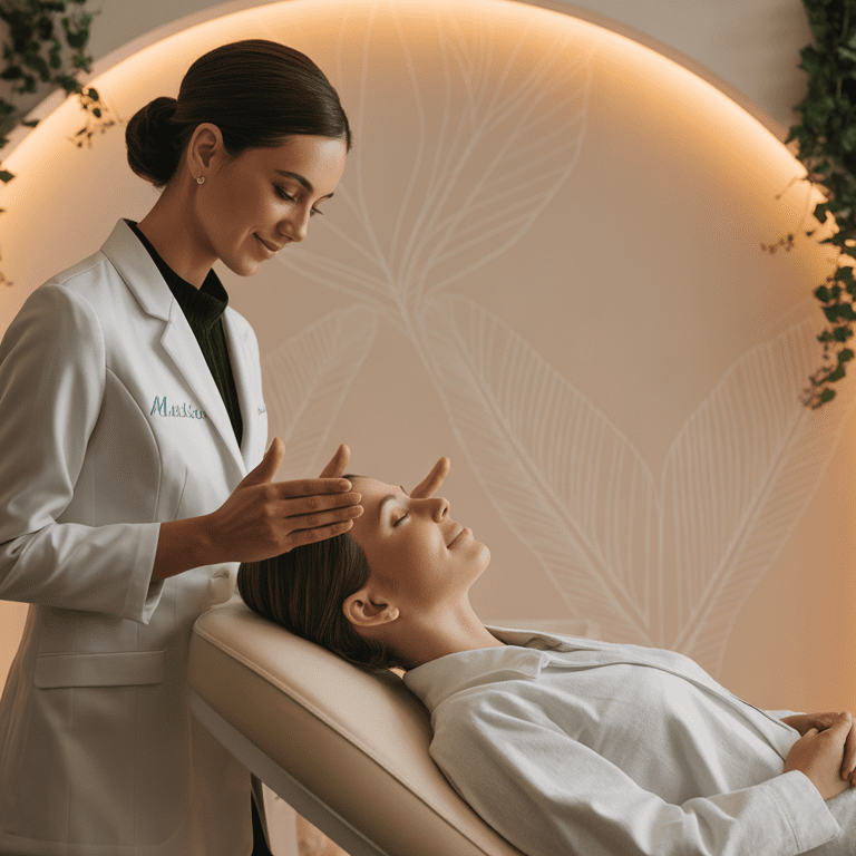 holistic skincare facial session