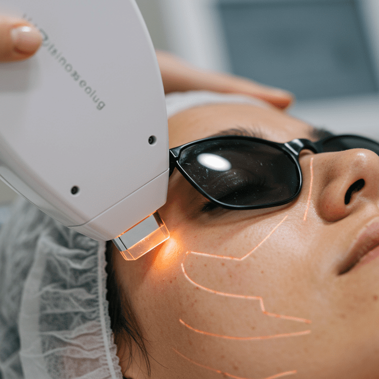 introducing our new depigmenting photofacial laser with online special